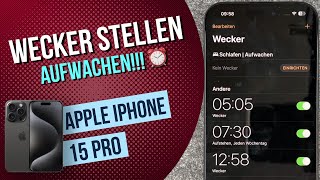 iPhone 15 Pro Wecker stellen  Wecker programmieren [upl. by Ocer]