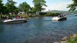 Weirs Channel on Lake Winnipesaukee [upl. by Atinob]