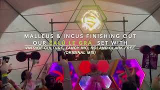 Malleus amp Incus playing Vintage Culture Fancy Inc Roland Clark Free Original Mix Éalú Le Grá 24 [upl. by Gazo]