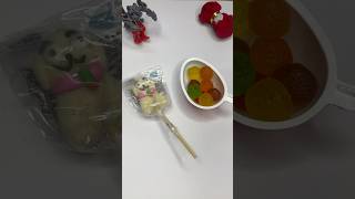 Colourfull jellies With Lollipop 🍭 Candy shotrs youtubeshort shortsvideoviral [upl. by Valma]