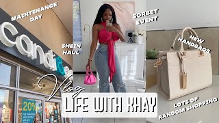 VLOG NEW HANDBAGS SHEIN HAUL SORBET EVENT LETS GO SEE SOME COUCHES  CANDI amp CO MAINTENANCE DAY [upl. by Seaden]