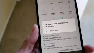 How To Fix quotThe process com android phone has stoppedquot Error Message On All Android Smartphone [upl. by Onailime]