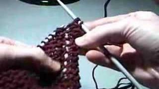 Decrease and Increase in knitting Dishwashcloth pattern [upl. by Neelyaj]