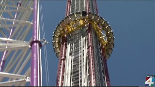 Amusement park ride shut down after death [upl. by Magulac349]