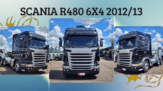 Scania R 480 6x4 Ano 201213 Streamline [upl. by Ahseinod788]