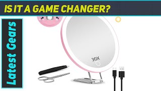 30X Magnifying Mirror with Light Your Ultimate Makeup Companion [upl. by Arras]