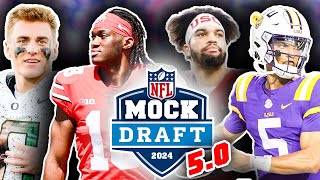 The OFFICIAL 2024 NFL First Round Mock Draft 50 Week 15 Edition  TPS [upl. by Angelika]