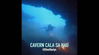 CAVERN DIVE CALA SA NAU shorts scubadiving underwater [upl. by Ydnarb308]