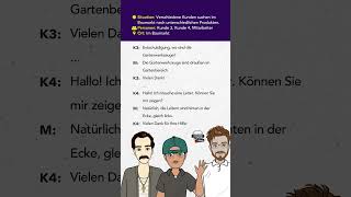 A1A2 DIALOGE zum Lesen amp Hören  Deutsch lernen durch Hören DldH dldh learninggerman [upl. by Nimzzaj99]