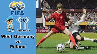 PES2021  West Germany vs Poland  World Cup 1978 [upl. by Wenz]