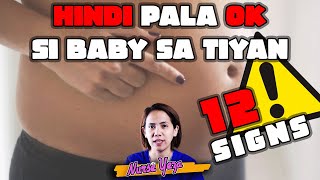 SENYALES NA HINDI HEALTHY SI BABY SA LOOB NG TIYAN [upl. by Dill]