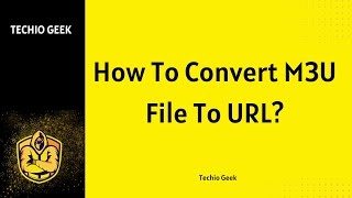 How To Convert M3U File To URL [upl. by Corsiglia]