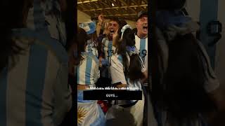 Argentina Fan Celebrates Title With quotMuchachosquot Iconic Song  Qatar World Cup [upl. by Niahs]