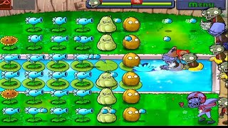 Plants vs Zombies Pool Mode Level Tow amp One Walkthrough Adventure Mode [upl. by Frodin776]