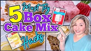 5 MindBlowing BOXED CAKE MIX HACKS That Are PERFECT For EASTER QUICK amp EASY DESSERT RECIPES [upl. by Asined]