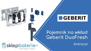 Pojemnik na kostki toaletowe do spłuczki Sigma 12 cm GEBERIT 115062BZ1  SklepBateriepl [upl. by Daren]