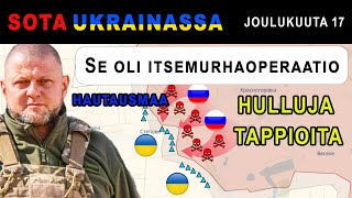 17 joulukuuta MASSIVÄT PALOT VENÄJÄLLISIÄ RUUMISTA LUOVUTTAVAT ESTEEN UKRAINALAISTEN ASEMA EDELLE [upl. by Antonino355]