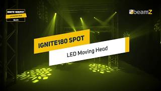 BeamZ Pro IGNITE180 Spot LED Moving Head 150371 [upl. by Nahaj875]