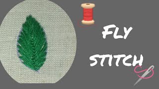 fly stitch emboidory SumitraGhoshm8m [upl. by Taggart534]