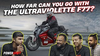 The Ultraviolette F77 goes touring  Chennai to Leh  PowerDrift [upl. by Betteann814]