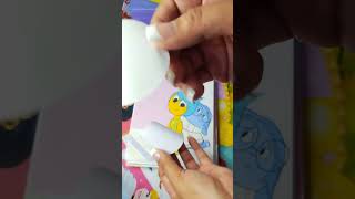 INSIDE OUT JOY amp SADNESS movie scrapbooking Satisfying Art Marker toys disney movie funny happy [upl. by Ecal]