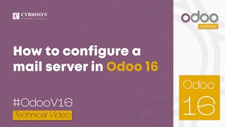 How to Configure Email Server in Odoo 16  Odoo 16 Development Tutorial [upl. by Rahmann]