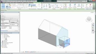 Revit Architecture 2012  Didacticiel  Esquisser une maison avec les volumes [upl. by Stover]