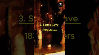 Top 5 Deepest Caves In The World 😮shortvideo viralcaves deepest world top5 cave intheworld [upl. by Yllom]