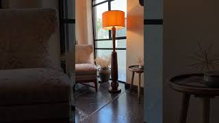 Floor lamp  finally I assembled all the parts woodworking floorlamp homedecor lamp woodwork [upl. by Oiramal]