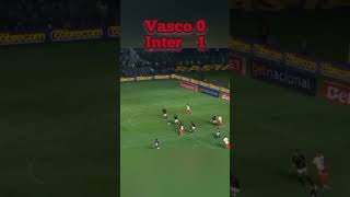 Inter venceu Vasco 0x1 internacional [upl. by Tterej]