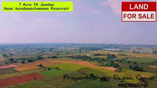 1 Acre 14 Guntas farm land Opp kondapochama reservoir North face Bit Near shamirpet [upl. by Niamreg250]