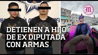 Detienen con armas a hijo de ex diputada en Morelos [upl. by Ahsatal906]