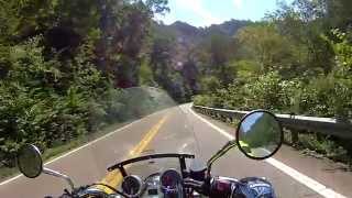 Ocoee River road on a Vulcan 750 [upl. by Berkly]