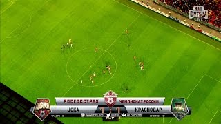 Highlights CSKA vs FC Krasnodar 11  RPL 201617 [upl. by Enialedam]