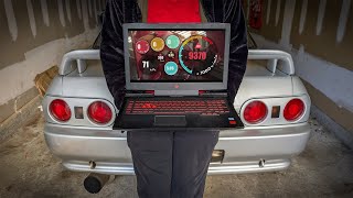 I programmed a digital dash for my GTR [upl. by Akilaz]