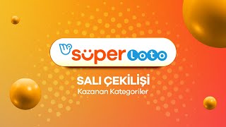 Süper Loto 19 Eylül 2023 Çekilişi No 113  Kazanan Kategoriler [upl. by Niatirb]