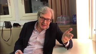 Sgarbi “La mia replica a Scanzi giornalista bugiardo e vigliacco” [upl. by Hodge827]