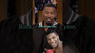 Jamie Foxx Gluma cu Mike Tyson cinemagia jamiefoxx miketyson kfc cinemagiaro [upl. by Halli112]