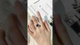 Which gemstone ring is the most elegant engagementring weddingring customdesign lggjewelryring [upl. by Patt508]