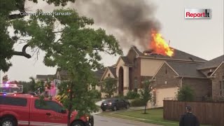 Lightning striking houses more common than youd think [upl. by Joel952]