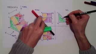 V 24 Perspectiva isométrica Ejemplos [upl. by Enala478]