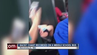 Racist chant recorded on school bus [upl. by Maynord]