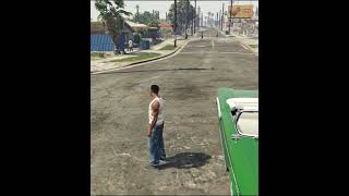 CJ visits grove street after years  Old grove street vs New grove Street CJ shorts gta5 [upl. by Tamaru]