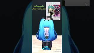 Salamander Dance in Roblox  Deco27 Miku roblox robloxshorts miku hatsunemiku y3llowx [upl. by Glaudia]