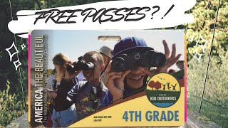 4th Grader National Parks Pass is available and FREE gocamping nationalparkspass [upl. by Esinel]