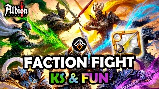 FACTION FIGHT HIGHLIGHTS  KSING amp Having FUN  Gordinh  ALBION ONLINE [upl. by Stilla]