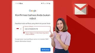 Nomor telepon ini tidak dapat digunakan untuk verifikasi  Kesalahan verifikasi akun Gmail [upl. by Kcir553]