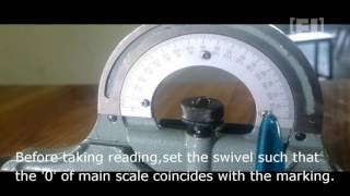 How to use a Bevel Protractor Engineerincin [upl. by Assilem]