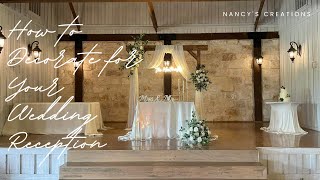 How to Decorate for Your Wedding Reception [upl. by Assert]