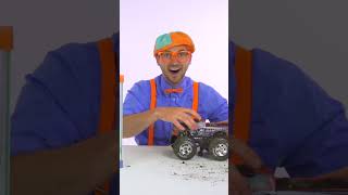 Were ready to get the Blippi truck clean  Cars Trucks amp Vehicles Cartoon  Moonbug Kids [upl. by Atsirtal99]